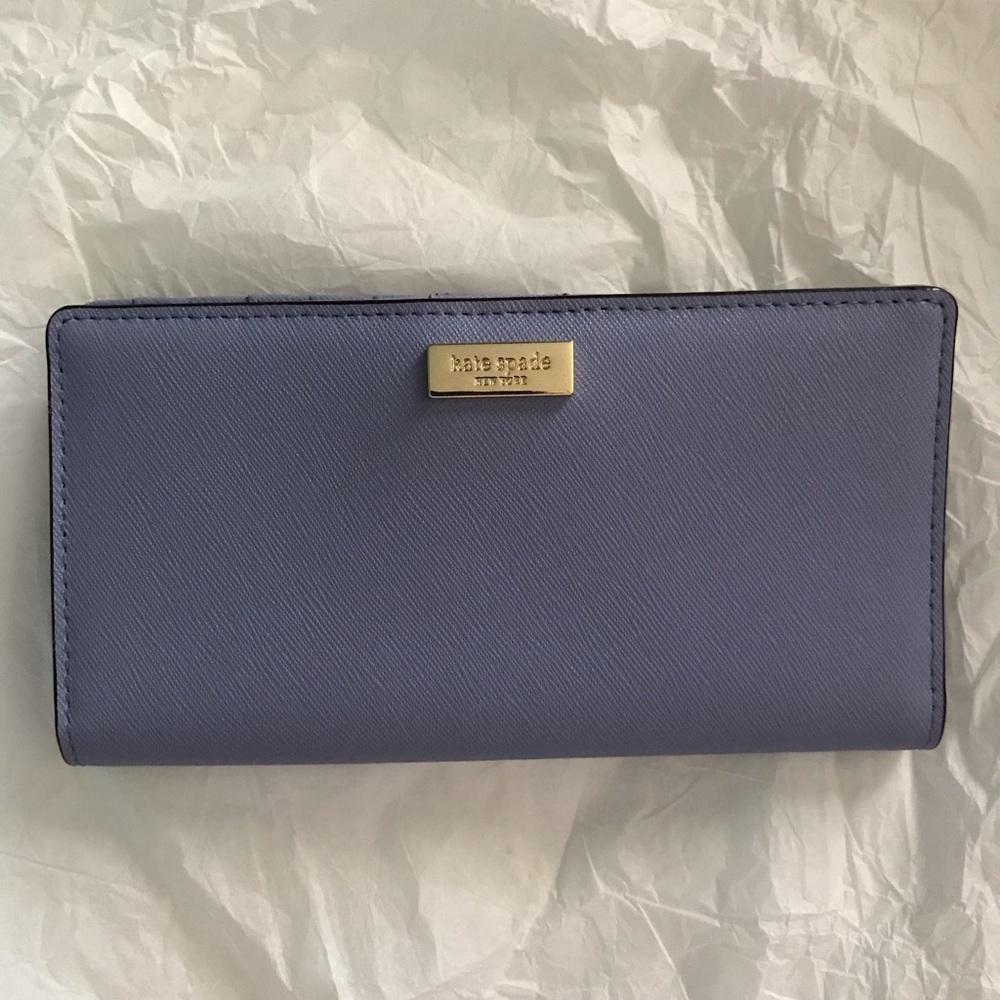 Kate Spade Newbury Lane Stacy Card Wallet-Thistle